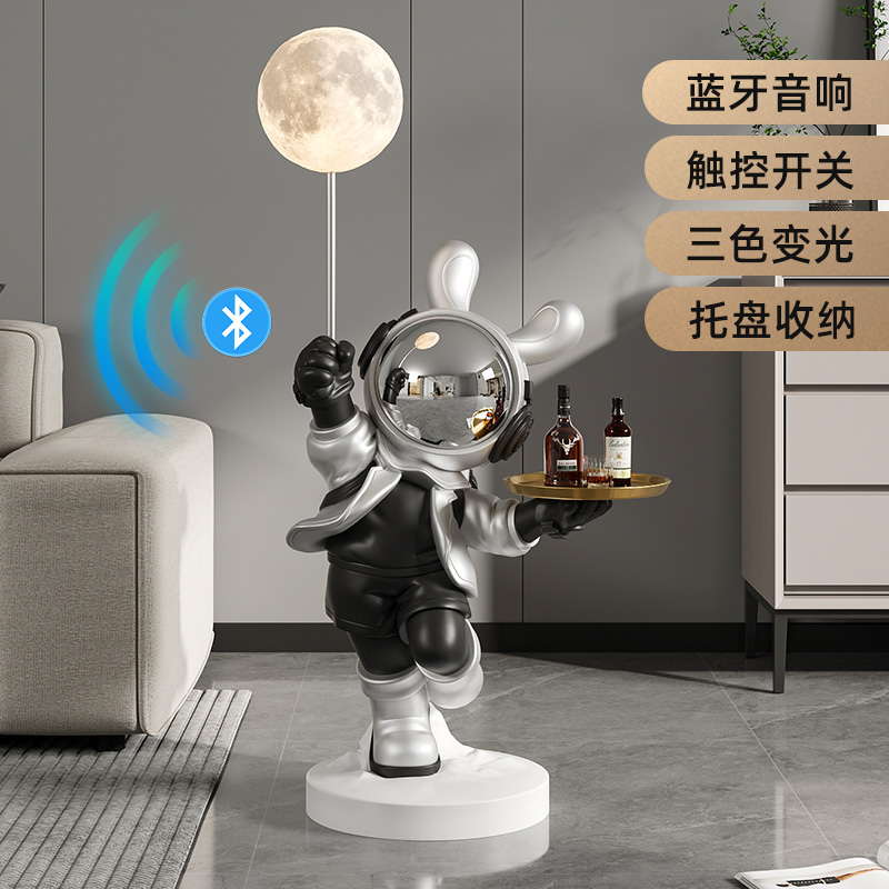 宇航员大摆件客厅大型落地家居饰品太空人托盘办公室开业乔迁新居