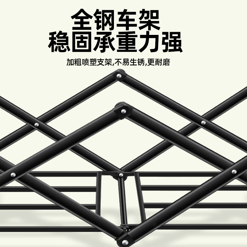 露营车户外可折叠营地车超大摆摊手拉小推车野餐野营拖车儿童可躺