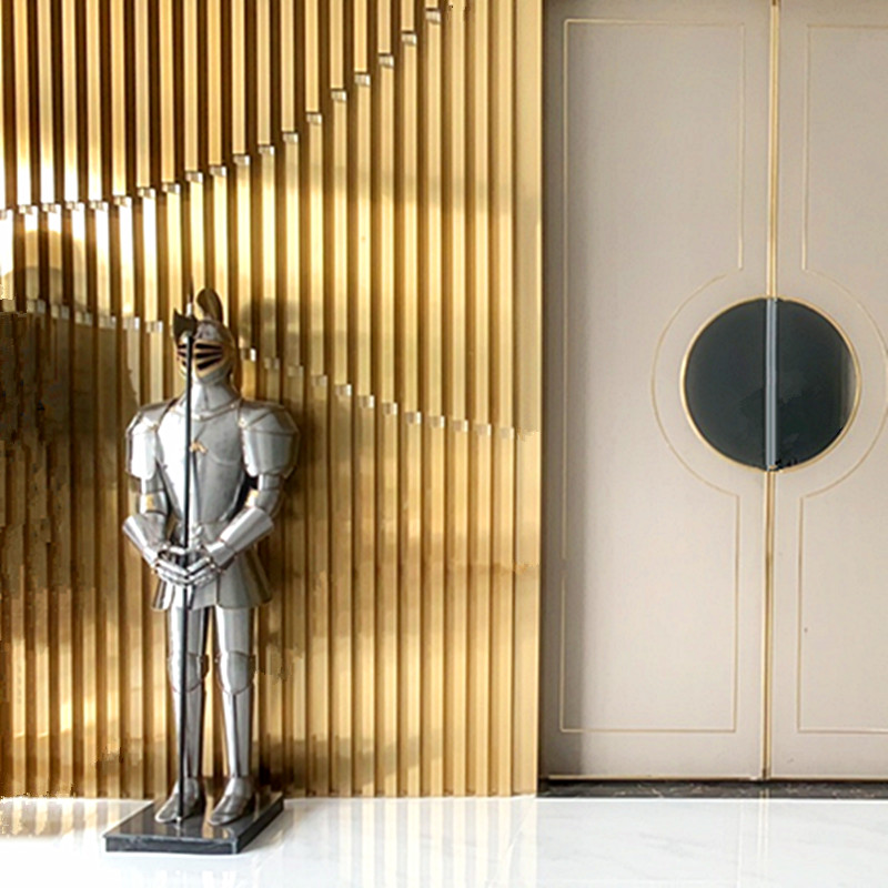 武士盔甲骑士模型2米铁人酒吧店铺装饰品中世纪大型欧式家居摆件