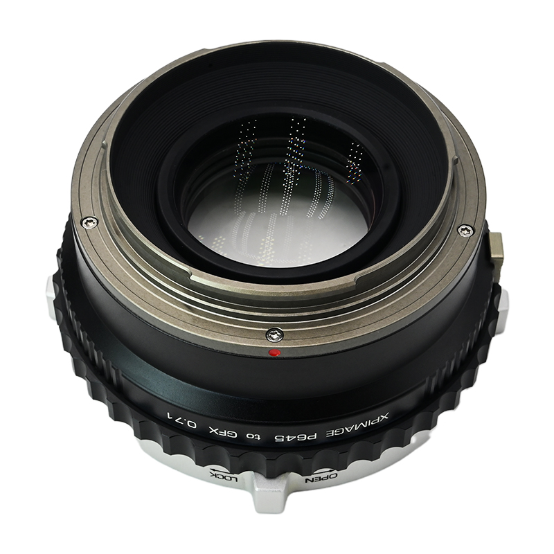 XPimage宾得645 PENTAX645镜头适配器富士中画幅相机Fujifilm GFX 50S 50R 50S II 100S 100减焦增光转接环