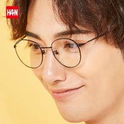 汉handynasty防蓝光辐射眼镜框男近视镜全框眼镜架大框黑框眼睛框镜架