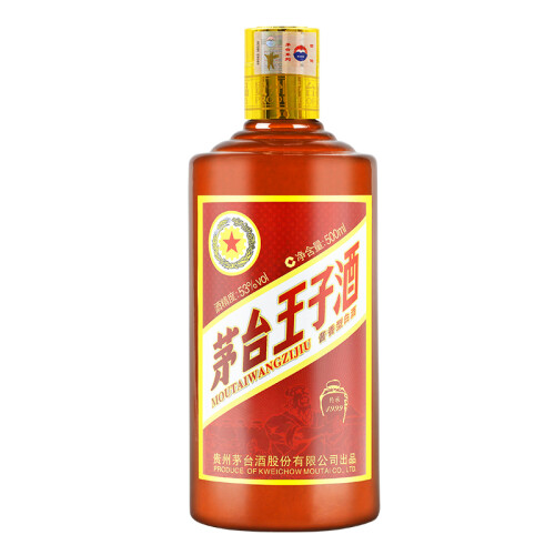 白酒 moutai 茅台 王子酒 传承1999 酱香型白酒 53度 500ml*6瓶 障滗