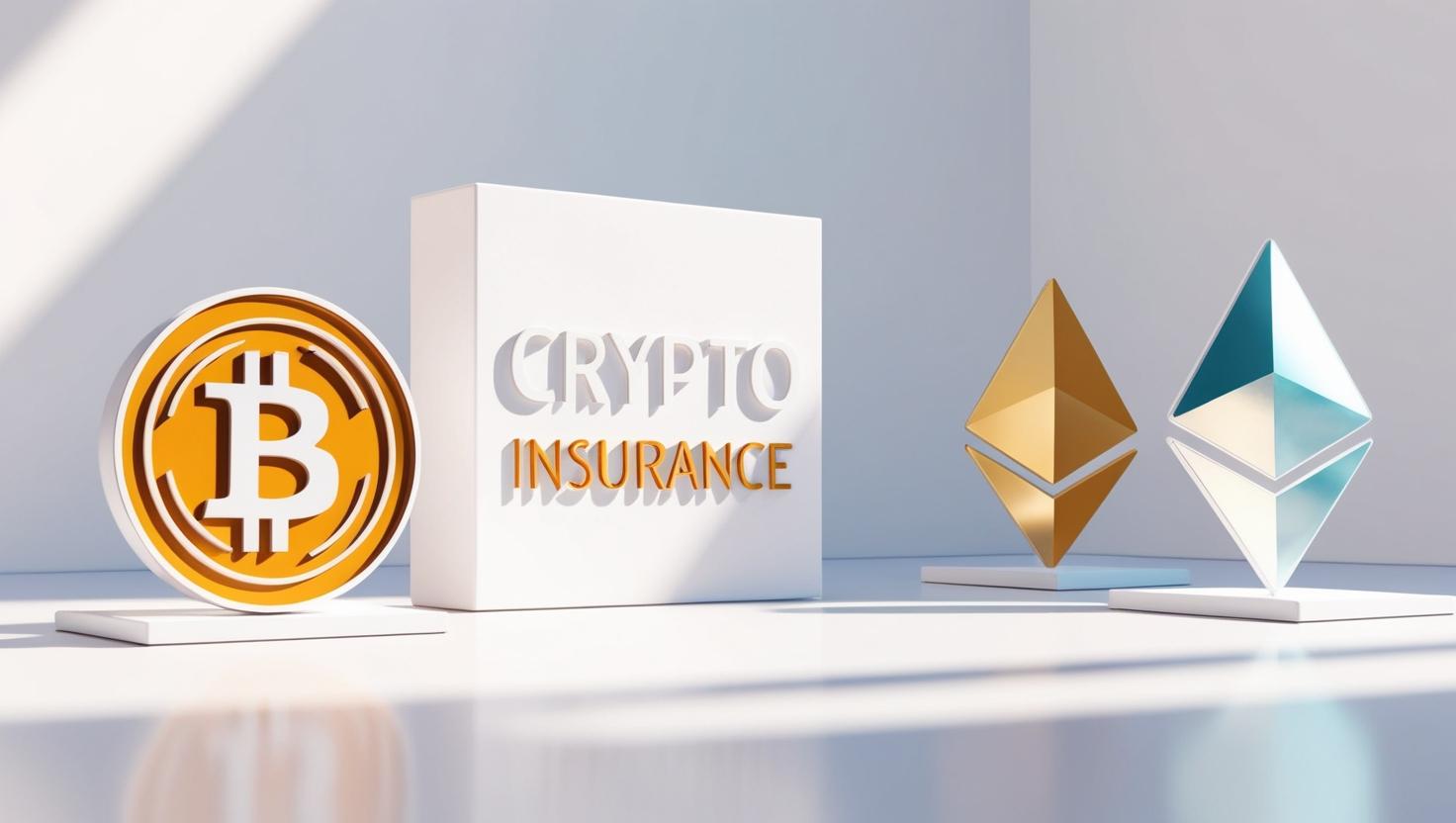 3D  crypto insurance with Bitcoin and Ethereum icons in a light style, no more element, no word.jpg