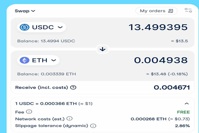 MetaMask Swaps收取0.875%手续费