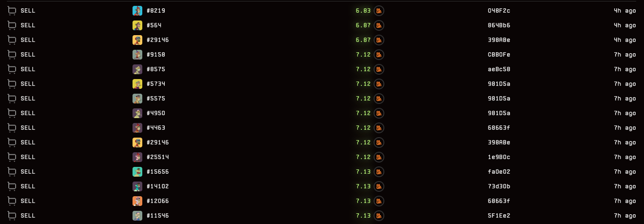 直接清空MAYC库存