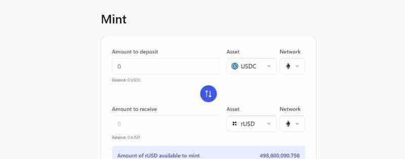 稳定币 – rUSD