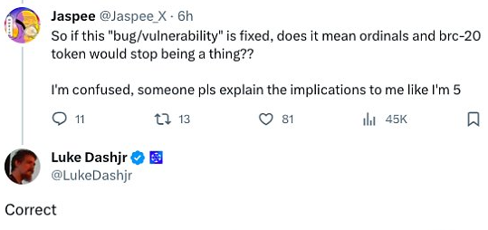 核心开发者想禁掉铭文炸锅 比特币会因此分叉吗？-第2张图片-本站