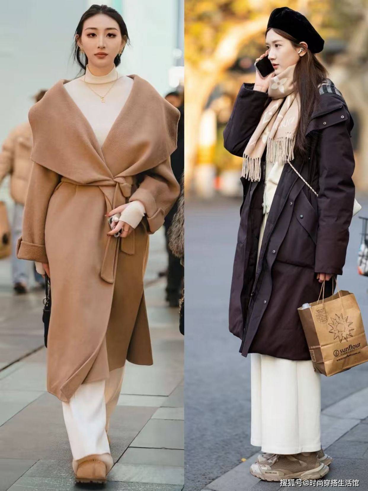 “长外套+长裤”今年冬天火爆了，这样穿时髦显高，普通人可借鉴