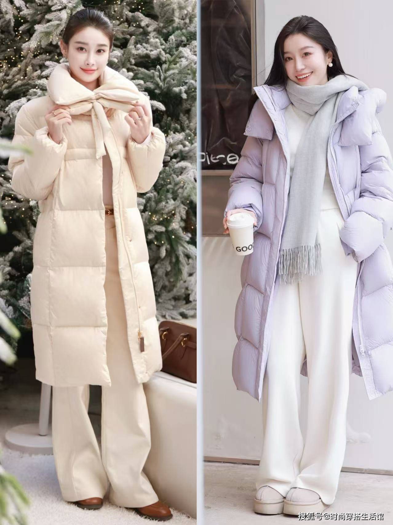 今冬的羽绒服，尽量少穿黑白灰，多穿这4种“富贵色”，洋气高级
