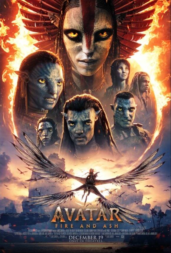 《阿凡达3：火与烬》预售开启，全国定档12月19日上映
