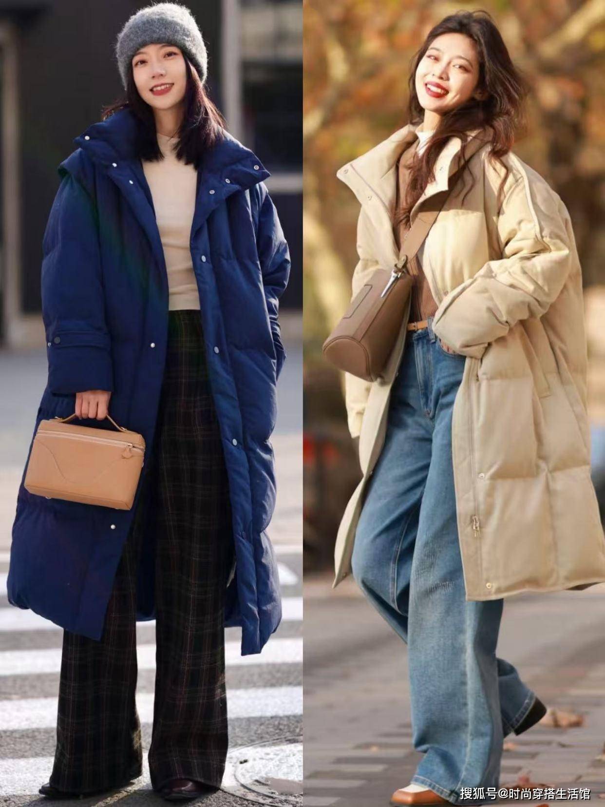 羽绒服请一定要这样穿：选浅不选深，过膝不过踝，显瘦保暖又时髦