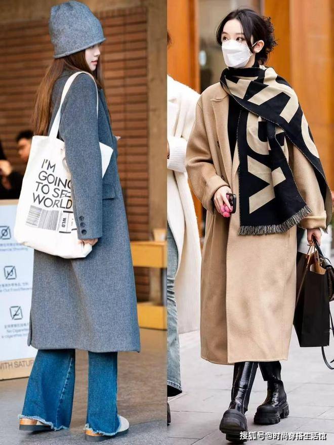 降温后才发现：今年“大衣”新穿法又火了！这样穿时髦高级又减龄