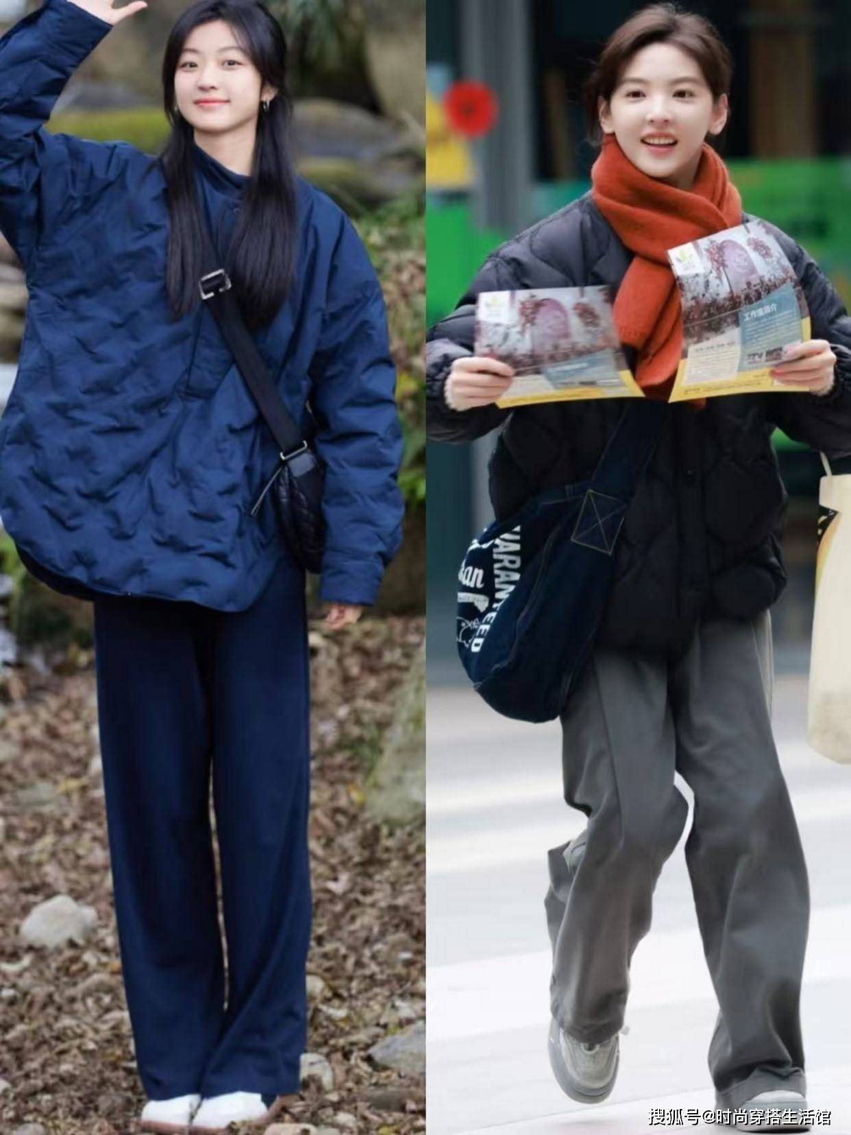 入冬才发现，羽绒服不兴了，满大街都是“奶奶棉服”，这也太美了