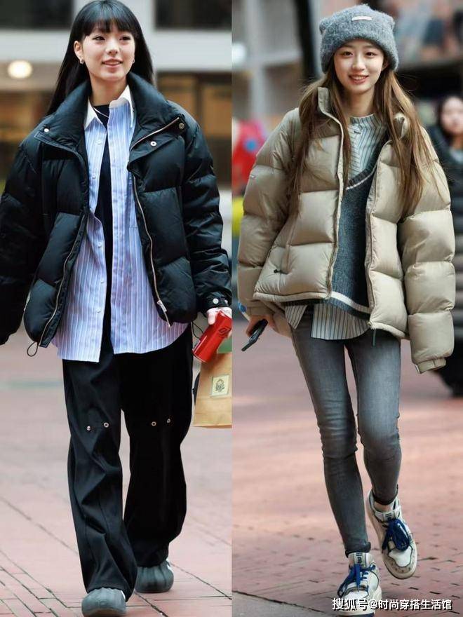 穿羽绒，究竟是配“小脚”还是“阔腿”？让成都街拍告诉你答案