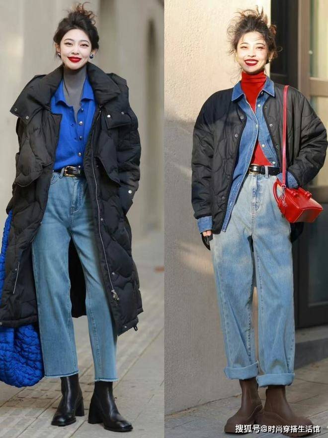 今年冬天“九分裤+短靴”又火了，这样穿时髦显高，普通人也能穿