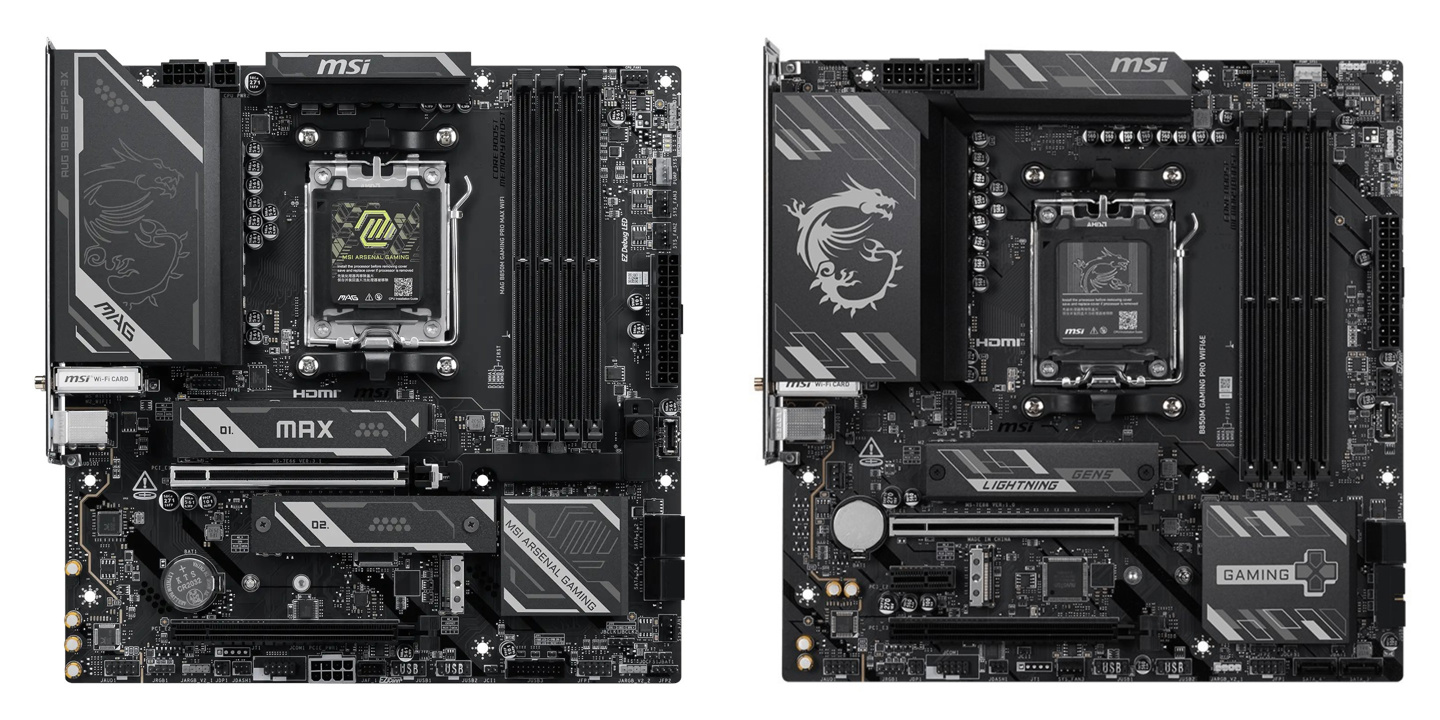 微星 MAG B850M GAMING PRO MAX WIFI 主板国行发售：64MB BIOS，1099 元