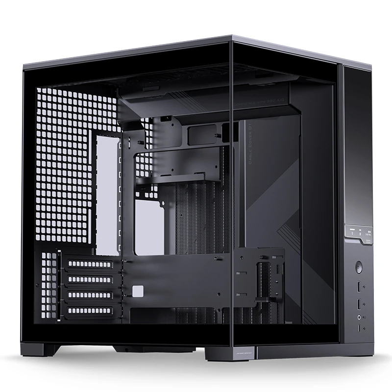乔思伯推出 M-ATX“海景房”机箱 D34，前面板配备硬件监控数码屏