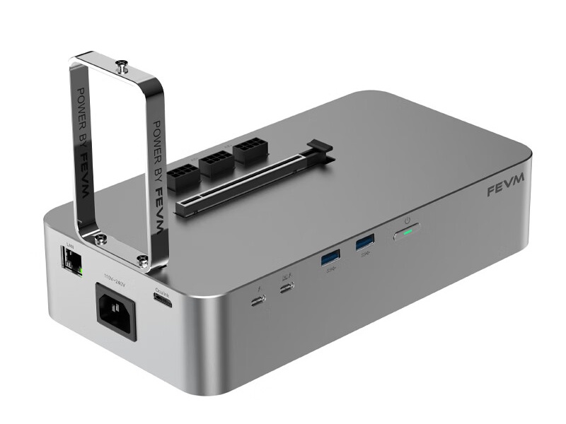FEVM 推出雷电 5 / OCuLink 显卡坞 FNGT5 PLUS，配备 600W 电源