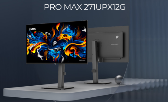 微星PRO MAX系列第四代雾面QD-OLED显示器4799元起：有效抑制环境光干扰