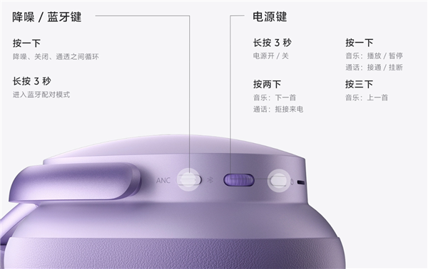499元!vivo首款头戴降噪耳机发布:58dB降噪!75小时续航