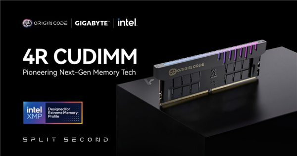 双槽插满256GB!Origin Code联手技嘉、Intel推DDR5-8000内存