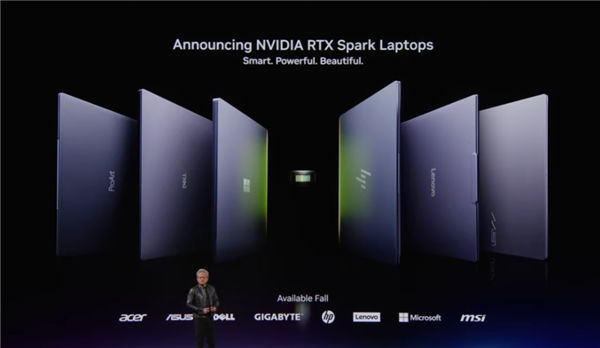 NVIDIA重新发明PC!黄仁勋正式发布Windows专用处理器RTX Spark:所有老电脑都可以扔了
