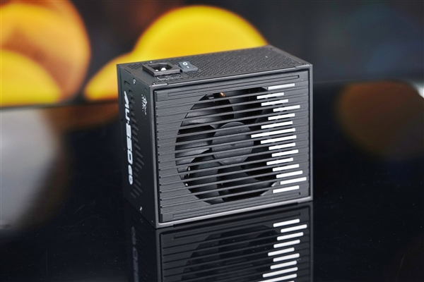125mm短身 + ATX 3.1！鑫谷昆仑山海MU-850GD电源图赏