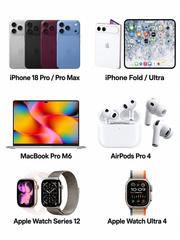 苹果2026年科技春晚7款新品齐发:不止iPhone 18 Pro 还有这些惊喜