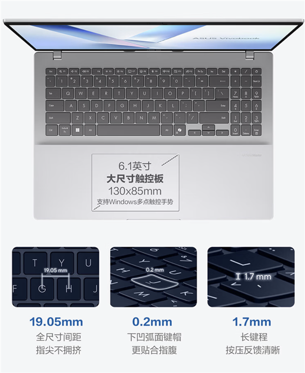 5999元!华硕无畏16新增酷睿Ultra 5版本:配备16英寸IPS面板 分辨率达2.5K