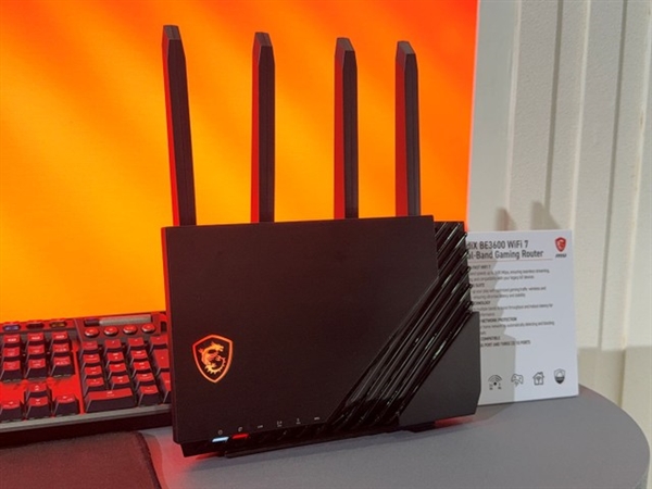 微星首款支持NAS的Wi-Fi 7路由器发布!内置M.2 SSD插槽