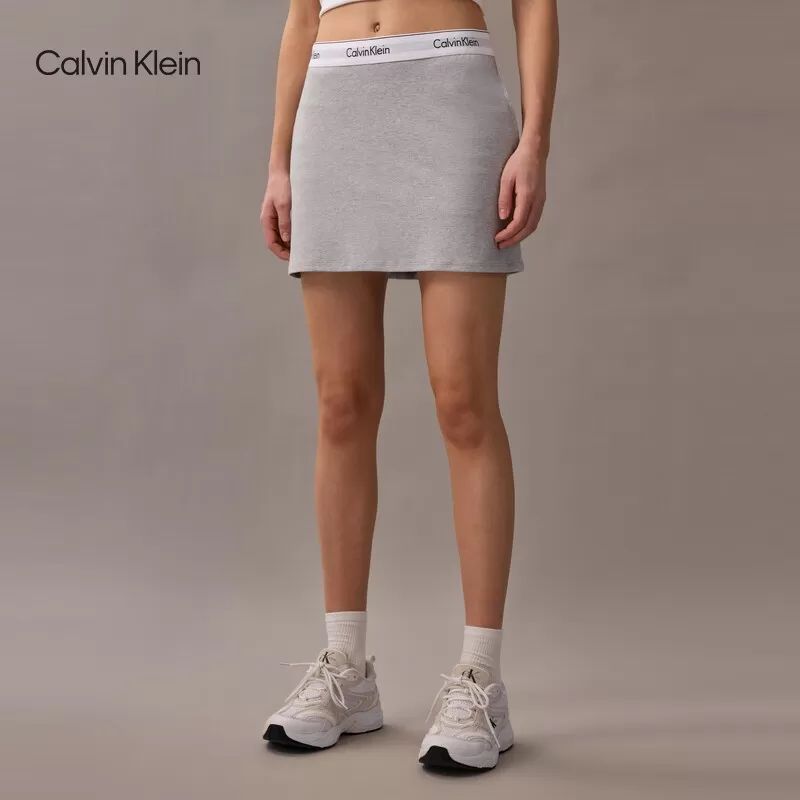 CK运动夏季女士提花腰边美式潮流辣妹户外运动网球裙短裤裙裤