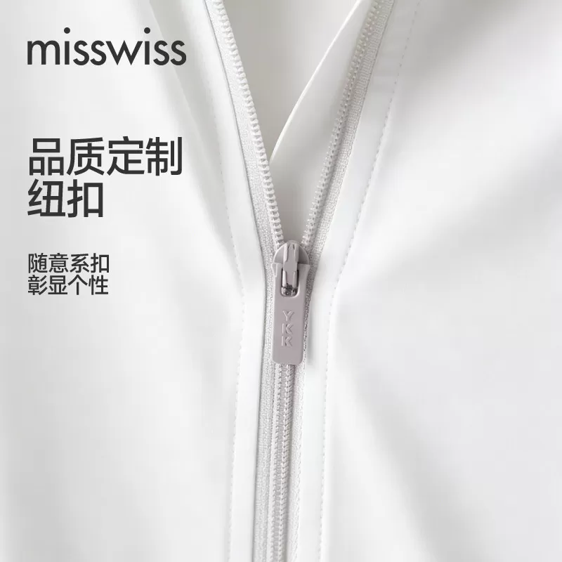 MissWiss防晒衣女夏新款凉感防晒服透气上衣防晒外套FS26001-XH