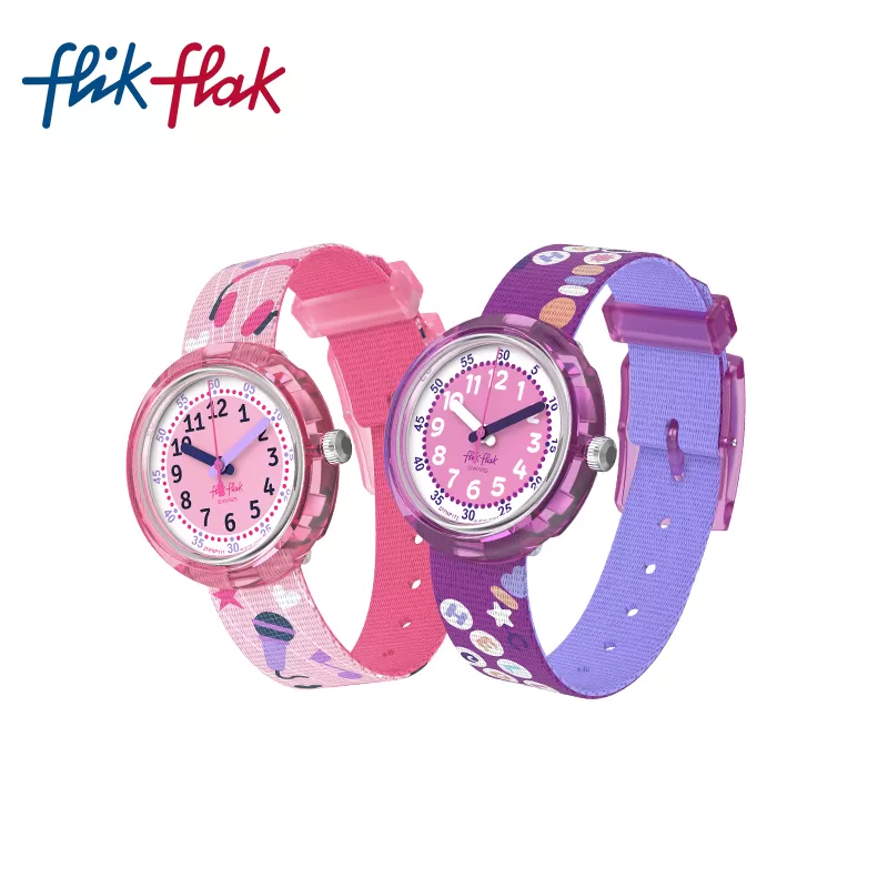 Flik Flak飞菲Swatch集团瑞士儿童手表小学生石英腕表儿童节礼物