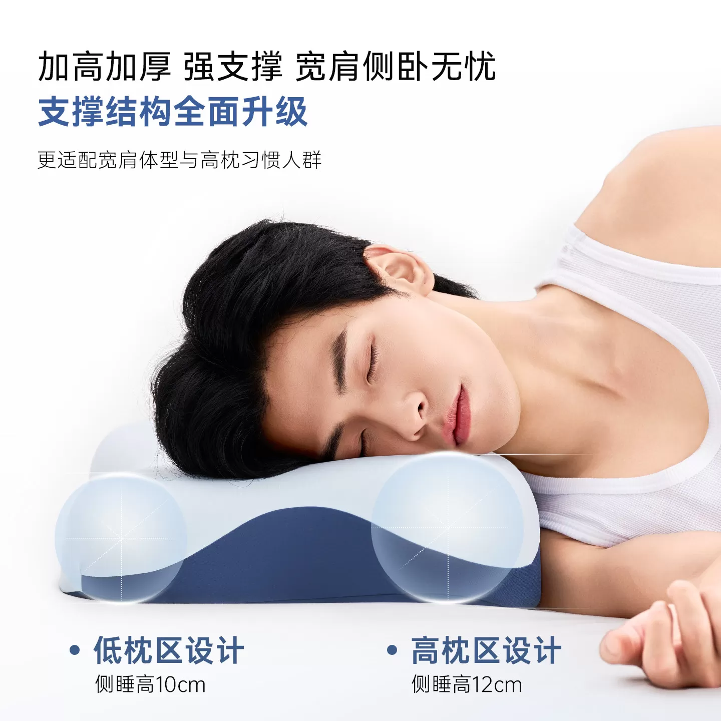 自然醒第三代记忆棉深睡枕PROMAX护颈椎助睡眠枕头成人高枕男送礼