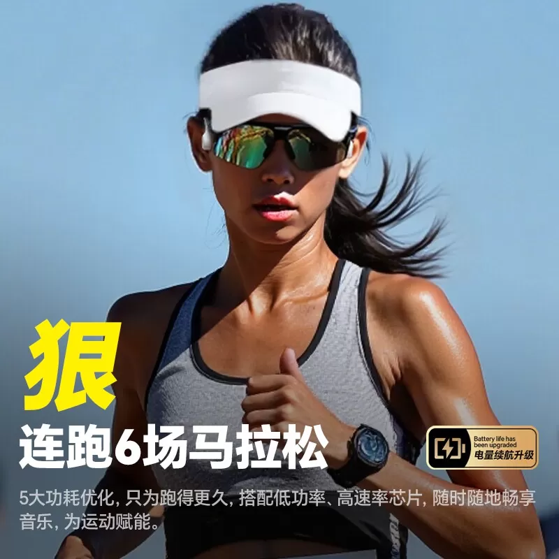 酷狗6.0蓝牙骨传导耳机无线开放不入耳运动跑步骑行长续航新款K5