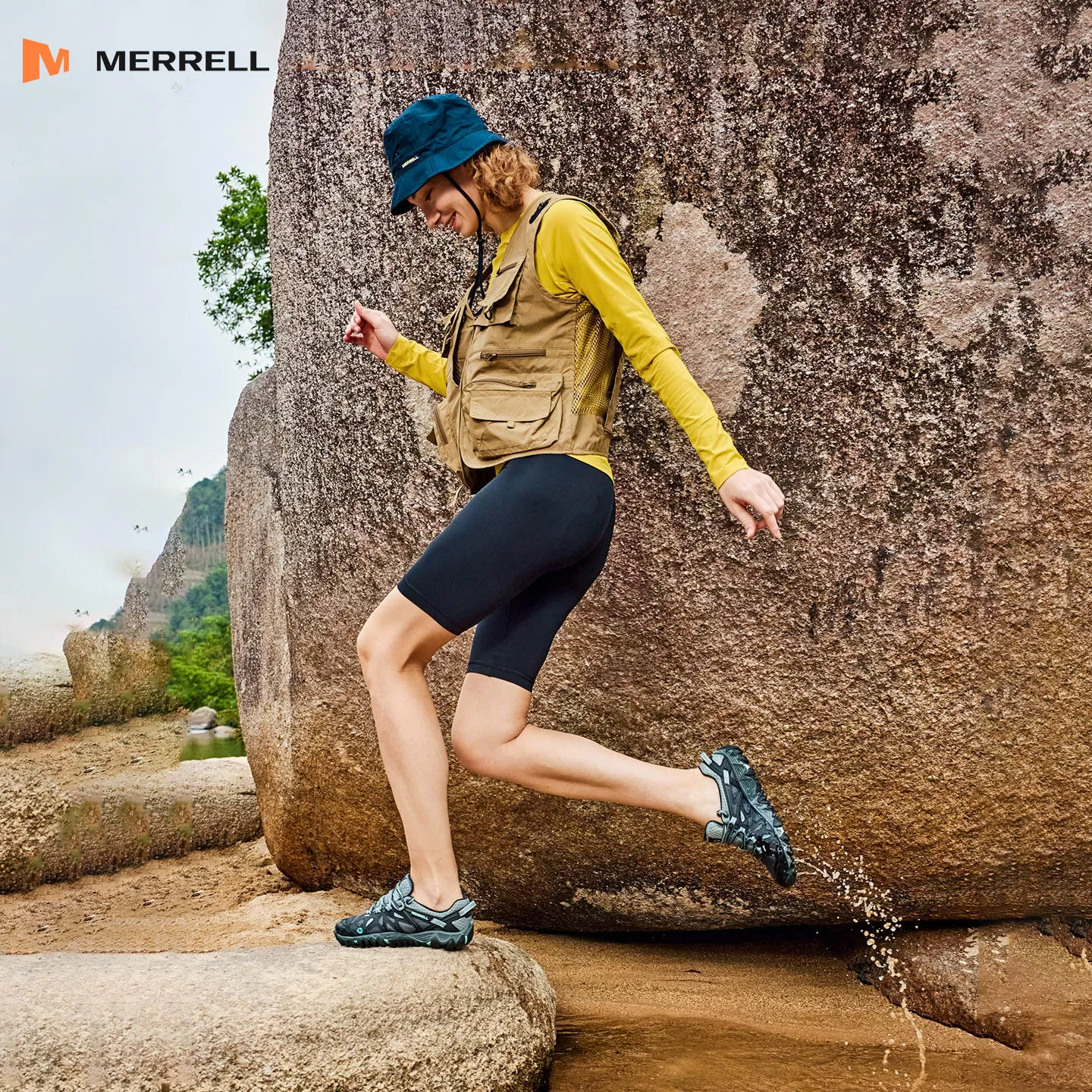 MERRELL迈乐溯溪鞋男女ALL OUT BLAZE防滑抓地透气户外运动涉水鞋