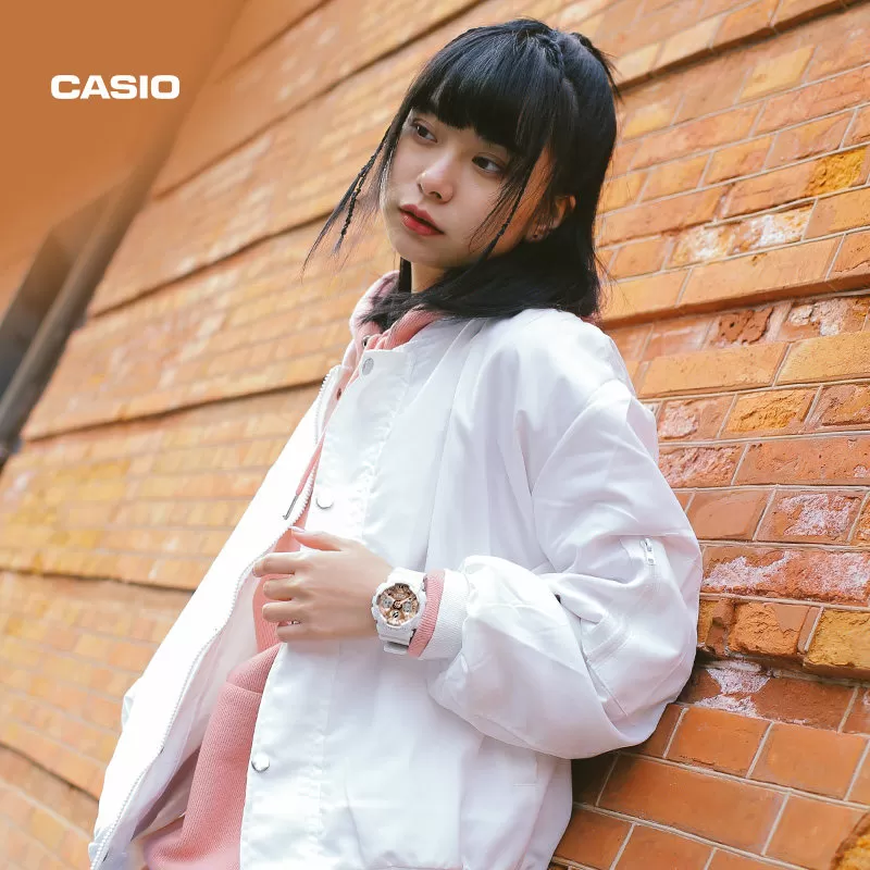 【礼物】casio旗舰店GMA-S120MF运动防水学生手表女卡西欧G-SHOCK