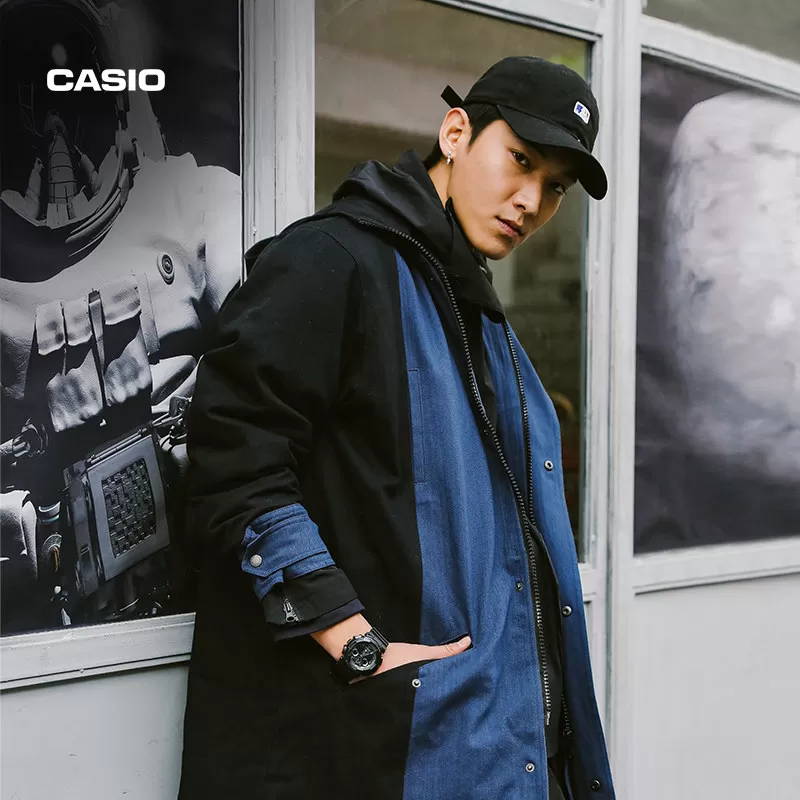 【礼物】casio旗舰店GA-100CF拆弹专家运动手表男卡西欧G-SHOCK