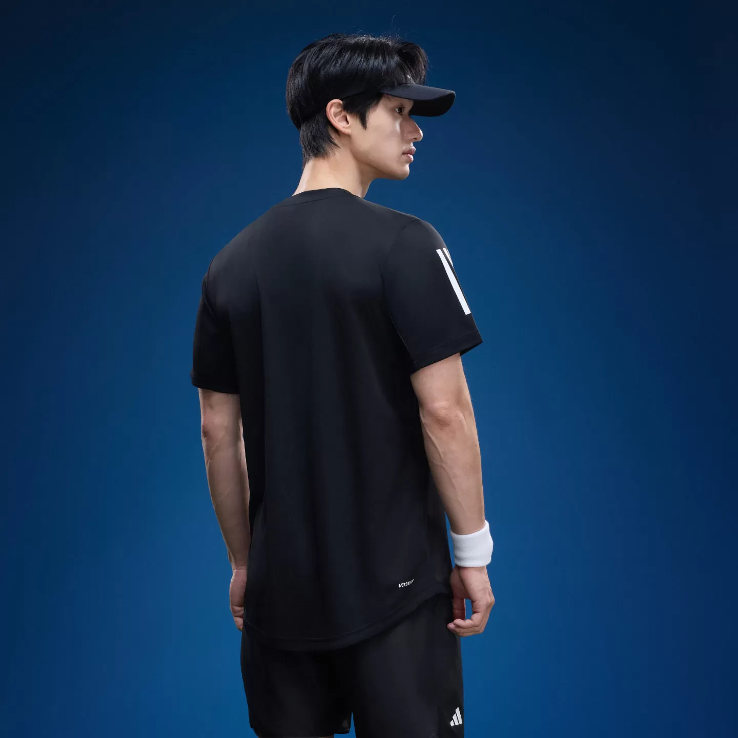 速干舒适网球运动上衣圆领短袖T恤男装夏季adidas阿迪达斯官方