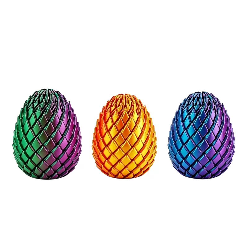 3D打印玩具解压神器变形旋转扭动手指尖缓解焦虑龙蛋儿童礼物男孩