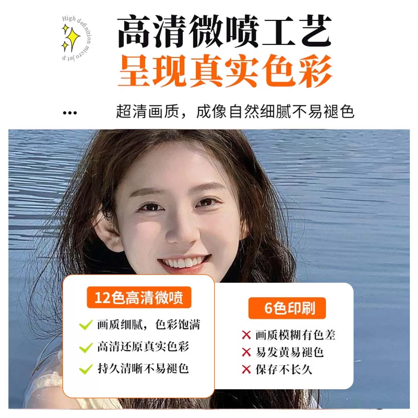 水晶相框照片摆台定制个人写真全家福结婚照片婚纱照打印冲洗挂墙