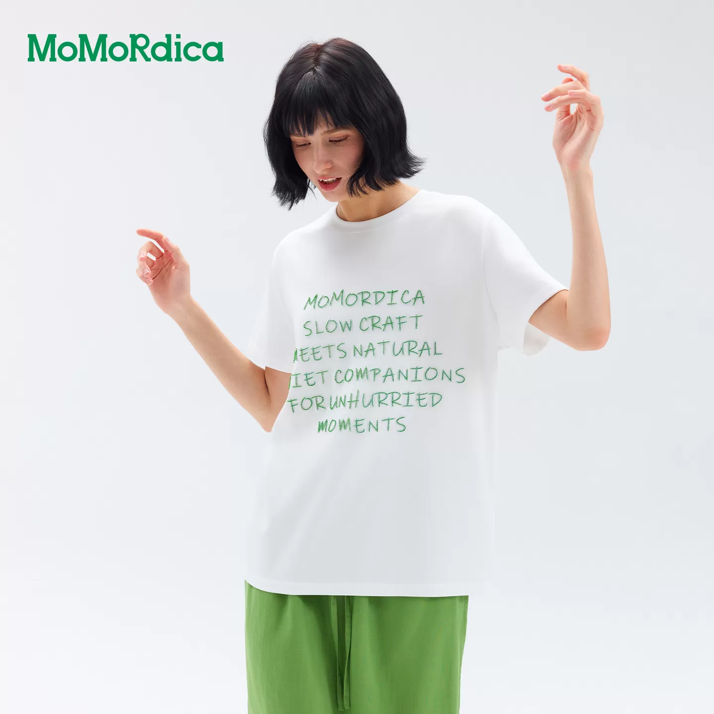 【所有女生的衣橱直播间】Momordica 短袖T恤/长半裙