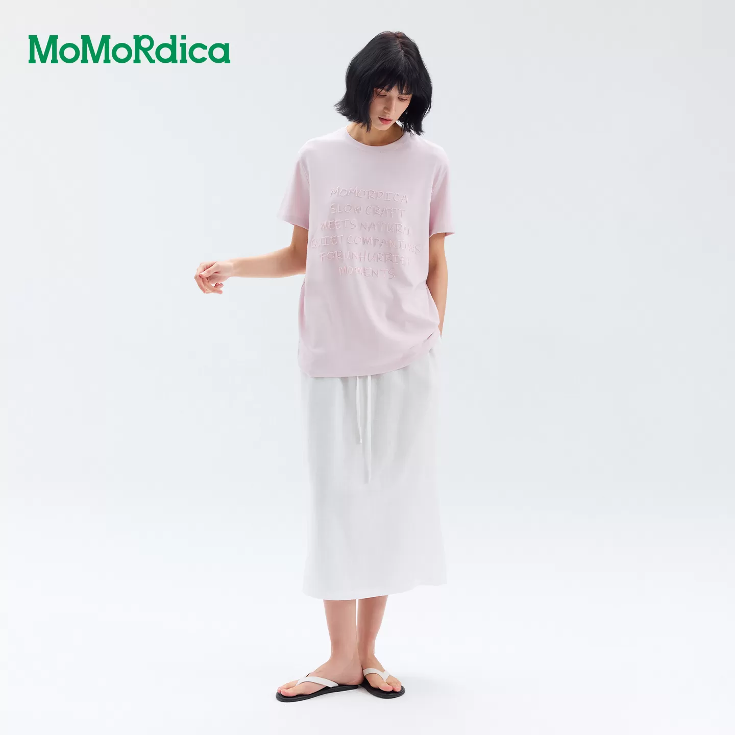 【所有女生的衣橱直播间】Momordica 短袖T恤/长半裙