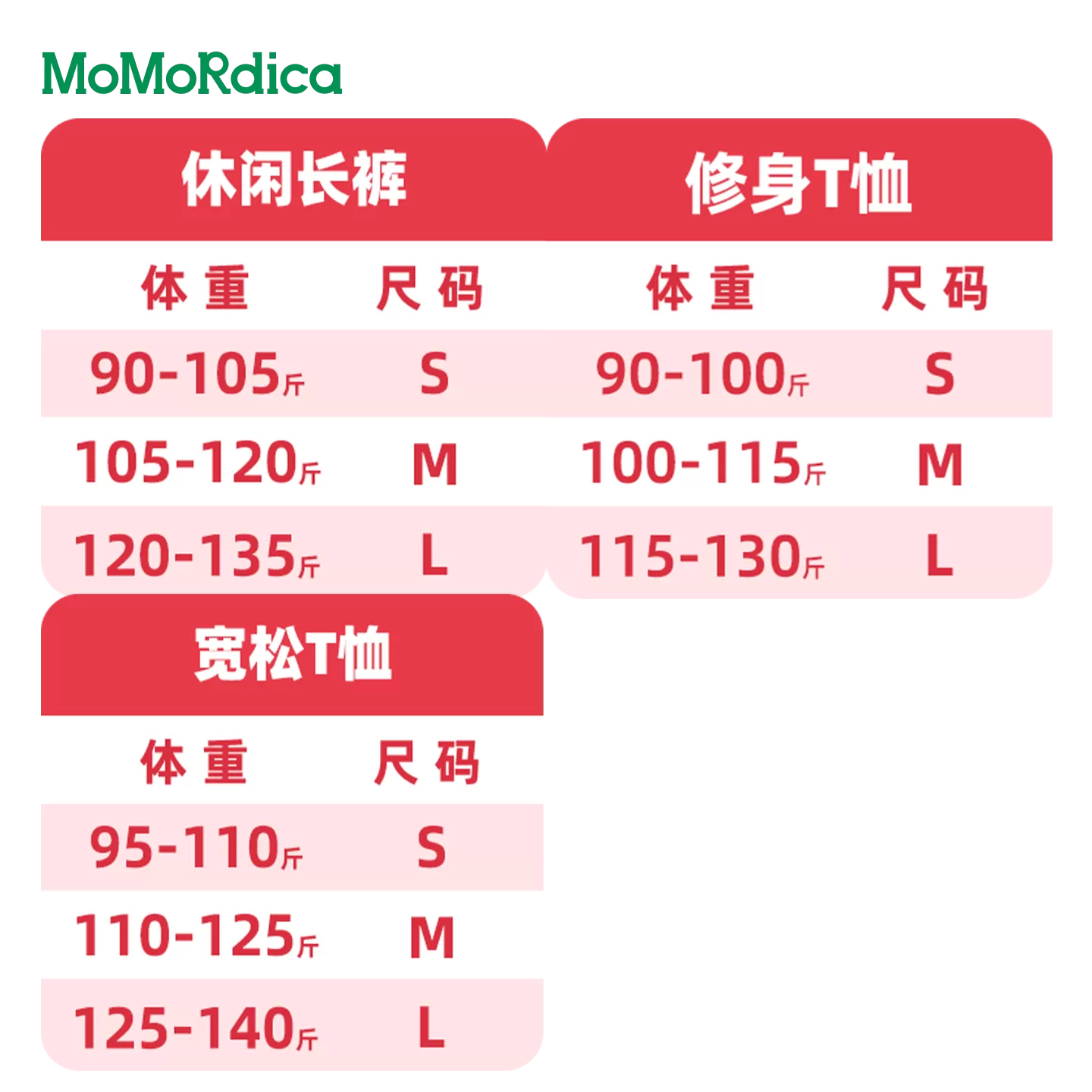 【所有女生的衣橱直播间】Momordica 宽松T恤/修身T恤/休闲长裤