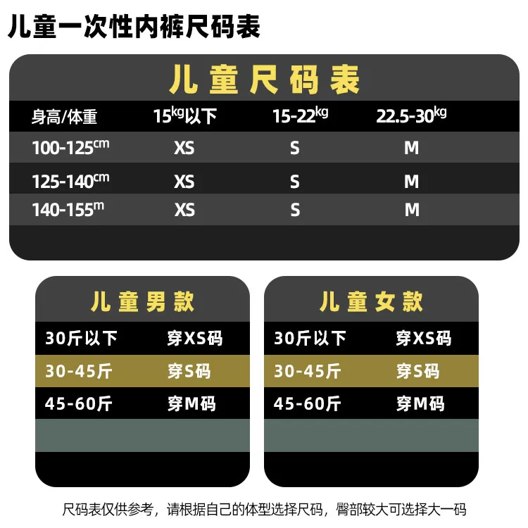 【所有女生直播间】Freego一次性内裤女男儿童旅行