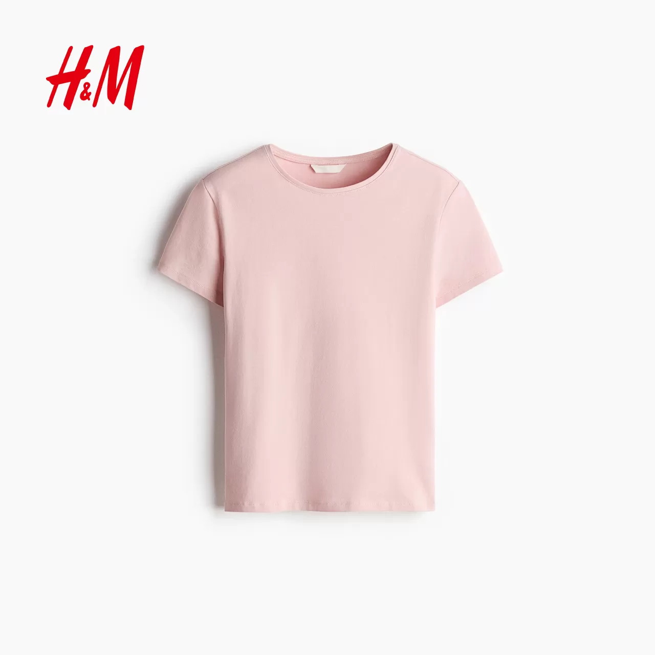 【618超级服饰节】HM2026夏季新款女装修身T恤1260200