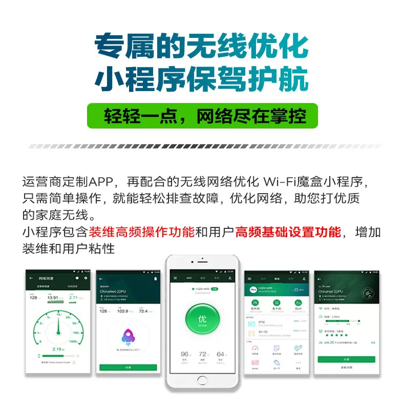 Ruijie锐捷钢琴家路由器RG-MA3063 MA3033联通运营商定制 移动电信全网通 WiFi6无线AX3000千兆家用高速WiFi