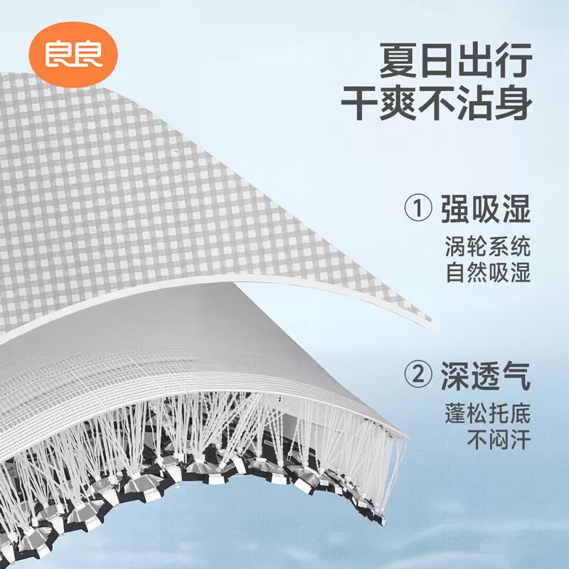 良良婴儿推车凉席苎麻透气夏季儿童安全座椅宝宝坐垫靠垫