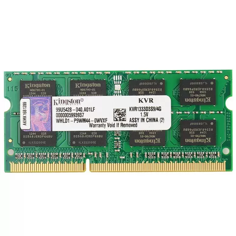 金士顿笔记本电脑8G一体机内存条3代DDR3L 4g 1600 1.35V普压1333