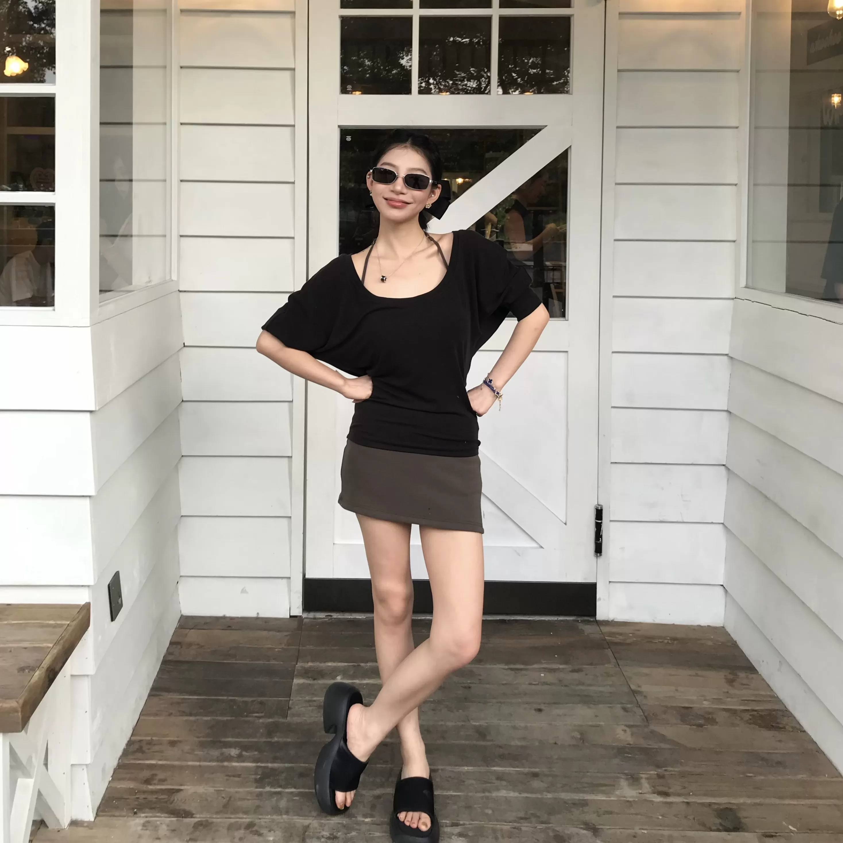 【所有女生的衣橱直播间】CCLIGUO凉感醋酸罩衫+吊带+短裙/阔腿裤